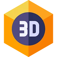 3d puff digitizing icon