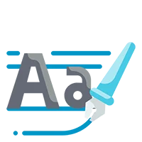 letter digitizing services icon